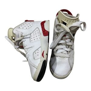 Nike Air Jordan 6 Retro Whote+Red "Red Oreo" Sneakers size 12C